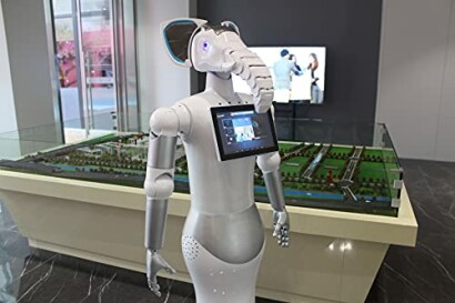 Intelligent Service Robot Hotel Welcome Service Robot